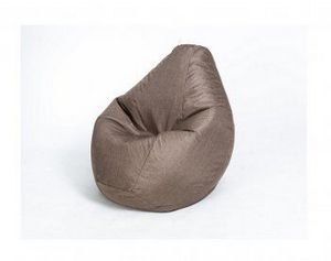 Кресло-мешок Груша велюр коричневое большое в Заводоуковске - zavodoukovsk.ok-mebel.com | фото
