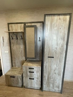 АМЕЛИ Прихожая (Дуб Юкон/Бетон темный) в Заводоуковске - zavodoukovsk.ok-mebel.com | фото 2