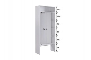 БАСКО Прихожая К5 (графит) в Заводоуковске - zavodoukovsk.ok-mebel.com | фото 9