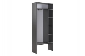 БАСКО Прихожая К7 (графит) в Заводоуковске - zavodoukovsk.ok-mebel.com | фото 7