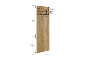 БОДРУМ Прихожая (модульная) дуб крафт золотой в Заводоуковске - zavodoukovsk.ok-mebel.com | фото 2