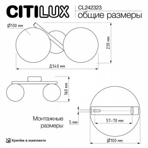 Бра Citilux Ronny CL242323 в Заводоуковске - zavodoukovsk.ok-mebel.com | фото 9