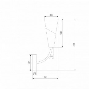 Бра Eurosvet Rhyton 60167/1 латунь в Заводоуковске - zavodoukovsk.ok-mebel.com | фото 5