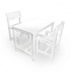 Детский растущий комплект стол и два стула  Я САМ "Лофт" (Белый, Белый) в Заводоуковске - zavodoukovsk.ok-mebel.com | фото