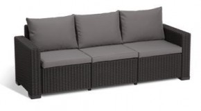 Диван Калифорния 3-х местный (California 3 Sofa), графит в Заводоуковске - zavodoukovsk.ok-mebel.com | фото 2