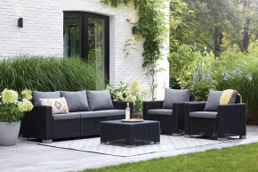 Диван Калифорния 3-х местный (California 3 Sofa), графит в Заводоуковске - zavodoukovsk.ok-mebel.com | фото 3