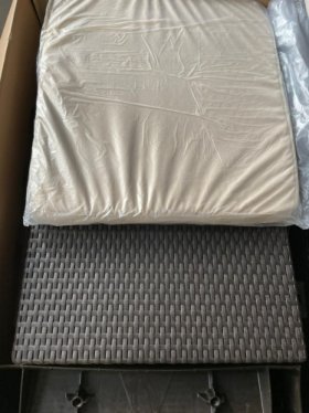 Диван пластиковый Корфу Макс (Corfu love seat max) коричневый в Заводоуковске - zavodoukovsk.ok-mebel.com | фото 5