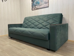Диван Престиж-15 (НПБ+МДФ) велюр Sensey bottle green в Заводоуковске - zavodoukovsk.ok-mebel.com | фото 3