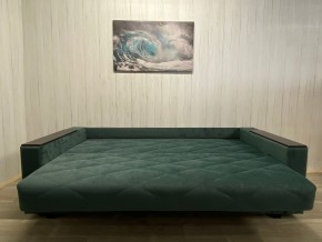 Диван Престиж-15 (НПБ+МДФ) велюр Sensey bottle green в Заводоуковске - zavodoukovsk.ok-mebel.com | фото 4