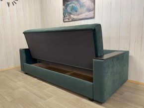 Диван Престиж-15 (НПБ+МДФ) велюр Sensey bottle green в Заводоуковске - zavodoukovsk.ok-mebel.com | фото 5