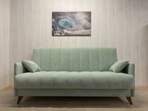 Диван Престиж-3 (НПБ) велюр Sensey mist green в Заводоуковске - zavodoukovsk.ok-mebel.com | фото