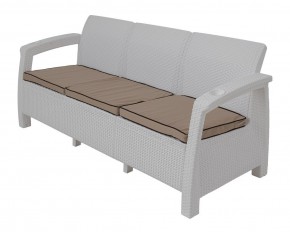 Диван Yalta Premium Sofa 3 Set (Ялта) белый (+подушки под спину) в Заводоуковске - zavodoukovsk.ok-mebel.com | фото 1