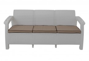 Диван Yalta Premium Sofa 3 Set (Ялта) белый (+подушки под спину) в Заводоуковске - zavodoukovsk.ok-mebel.com | фото 2