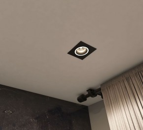 DK2061-BK Встраиваемый светильник IP 20, до 15 Вт, GU10, LED, черный, алюминий в Заводоуковске - zavodoukovsk.ok-mebel.com | фото 4