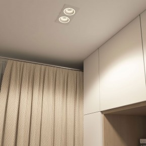 DK2062-WH Встраиваемый светильник, IP 20, до 15 Вт, GU10, LED, белый, алюминий в Заводоуковске - zavodoukovsk.ok-mebel.com | фото 4