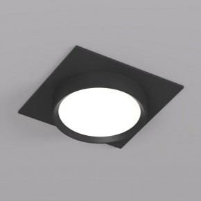 DK2091-BK Встраиваемый светильник FLAT, IP 20, до 15 Вт, GX53, LED, черный, алюминий в Заводоуковске - zavodoukovsk.ok-mebel.com | фото