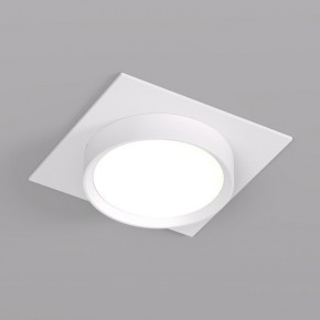 DK2091-WH Встраиваемый светильник FLAT, IP 20, до 15 Вт, GX53, LED, белый, алюминий в Заводоуковске - zavodoukovsk.ok-mebel.com | фото