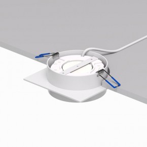 DK2091-WH Встраиваемый светильник FLAT, IP 20, до 15 Вт, GX53, LED, белый, алюминий в Заводоуковске - zavodoukovsk.ok-mebel.com | фото 4