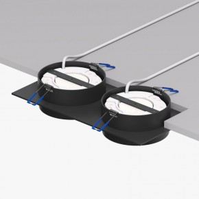 DK2092-BK Встраиваемый светильник FLAT, IP 20, до 15 Вт, GX53, LED, черный, алюминий в Заводоуковске - zavodoukovsk.ok-mebel.com | фото 2