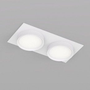 DK2092-WH Встраиваемый светильник FLAT, IP 20, до 15 Вт, GX53, LED, белый, алюминий в Заводоуковске - zavodoukovsk.ok-mebel.com | фото 2