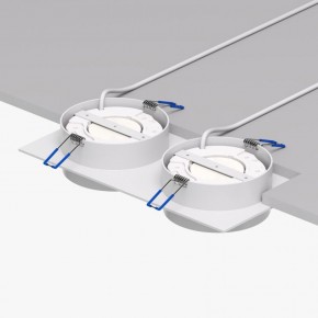 DK2092-WH Встраиваемый светильник FLAT, IP 20, до 15 Вт, GX53, LED, белый, алюминий в Заводоуковске - zavodoukovsk.ok-mebel.com | фото 4