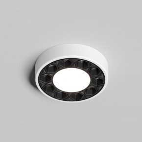 DK2440-WB Встраиваемый светильник DUAL 5+5 Вт, LED 4000K, IP 20, d90mm, белый/черный, алюминий/акрил в Заводоуковске - zavodoukovsk.ok-mebel.com | фото 2