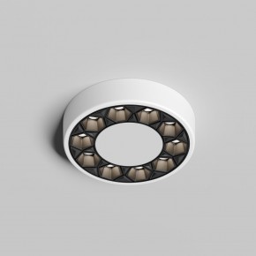DK2440-WB Встраиваемый светильник DUAL 5+5 Вт, LED 4000K, IP 20, d90mm, белый/черный, алюминий/акрил в Заводоуковске - zavodoukovsk.ok-mebel.com | фото 3