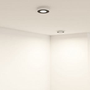 DK2440-WB Встраиваемый светильник DUAL 5+5 Вт, LED 4000K, IP 20, d90mm, белый/черный, алюминий/акрил в Заводоуковске - zavodoukovsk.ok-mebel.com | фото 6