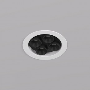 DK2510-WB Встраиваемый светильник SPACE со светодиодом d65 220V 8W 38° 4000К IP20 белый/черный алюминий в Заводоуковске - zavodoukovsk.ok-mebel.com | фото 2