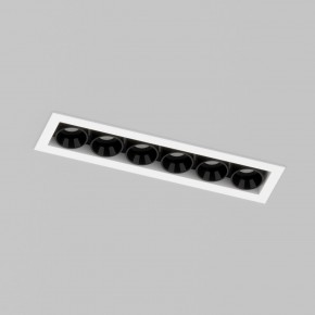 DK2514-WB Встраиваемый светильник SPACE со светодиодом L126mm 220V 10W 38° 4000К IP20 белый/черный алюминий в Заводоуковске - zavodoukovsk.ok-mebel.com | фото 2