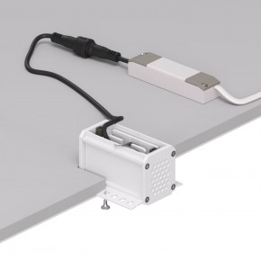 DK2530-WB Встраиваемый светильник SPACE со светодиодом под шпатлевку L69mm 220V 6W 38° 4000К IP20 белый/черный алюминий в Заводоуковске - zavodoukovsk.ok-mebel.com | фото 5