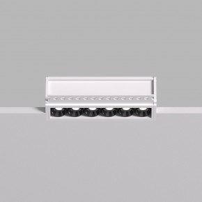 DK2531-WB Встраиваемый светильник SPACE со светодиодом под шпатлевку L126mm 220V 10W 38° 4000К IP20 белый/черный алюминий в Заводоуковске - zavodoukovsk.ok-mebel.com | фото 3