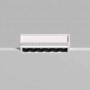 DK2531-WB Встраиваемый светильник SPACE со светодиодом под шпатлевку L126mm 220V 10W 38° 4000К IP20 белый/черный алюминий в Заводоуковске - zavodoukovsk.ok-mebel.com | фото 4