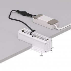 DK2531-WB Встраиваемый светильник SPACE со светодиодом под шпатлевку L126mm 220V 10W 38° 4000К IP20 белый/черный алюминий в Заводоуковске - zavodoukovsk.ok-mebel.com | фото 5