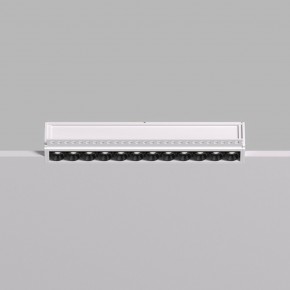 DK2532-WB Встраиваемый светильник SPACE со светодиодом под шпатлевку L240mm 220V 20W 38° 4000К IP20 белый/черный алюминий в Заводоуковске - zavodoukovsk.ok-mebel.com | фото 3
