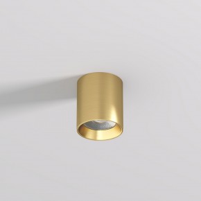 DK2610-SB Накладной светильник SHINE TUBE со светодиодом, D70*H80, IP20, 3000К, 10W, RA?90, сатинированная латунь, алюминий в Заводоуковске - zavodoukovsk.ok-mebel.com | фото 2