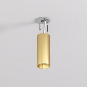 DK2615-SB Накладной светильник SHINE TUBE со светодиодом, D45*H115, IP20, 3000К, 7W, RA?90, сатинированная латунь, алюминий в Заводоуковске - zavodoukovsk.ok-mebel.com | фото 3