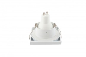 DK3014-WH Встраиваемый светильник влагозащ., IP 44, 50 Вт, GU10, белый, алюминий в Заводоуковске - zavodoukovsk.ok-mebel.com | фото 5