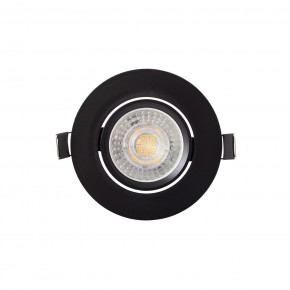 DK3020-BK Встраиваемый светильник, IP 20, 10 Вт, GU5.3, LED, черный, пластик в Заводоуковске - zavodoukovsk.ok-mebel.com | фото
