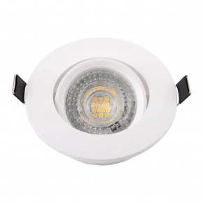 DK3020-WH Встраиваемый светильник, IP 20, 10 Вт, GU5.3, LED, белый, пластик в Заводоуковске - zavodoukovsk.ok-mebel.com | фото 4