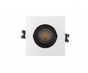 DK3021-WB Встраиваемый светильник, IP 20, 10 Вт, GU5.3, LED, белый/черный, пластик в Заводоуковске - zavodoukovsk.ok-mebel.com | фото