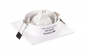 DK3021-WH Встраиваемый светильник, IP 20, 10 Вт, GU5.3, LED, белый, пластик в Заводоуковске - zavodoukovsk.ok-mebel.com | фото 4