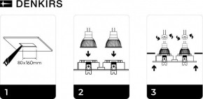 DK3022-WH Встраиваемый светильник, IP 20, 10 Вт, GU5.3, LED, белый, пластик в Заводоуковске - zavodoukovsk.ok-mebel.com | фото 6