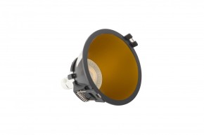 DK3026-BG Встраиваемый светильник, IP 20, 10 Вт, GU5.3, LED, черный/золотой, пластик в Заводоуковске - zavodoukovsk.ok-mebel.com | фото 4