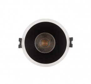 DK3026-WB Встраиваемый светильник, IP 20, 10 Вт, GU5.3, LED, белый/черный, пластик в Заводоуковске - zavodoukovsk.ok-mebel.com | фото