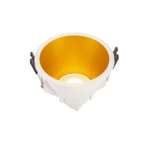 DK3026-WG Встраиваемый светильник, IP 20, 10 Вт, GU5.3, LED, белый/золотой, пластик в Заводоуковске - zavodoukovsk.ok-mebel.com | фото 4