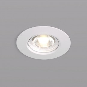 DK3028-WH Встраиваемый светильник, IP 20, 10 Вт, GU5.3, LED, белый, пластик в Заводоуковске - zavodoukovsk.ok-mebel.com | фото