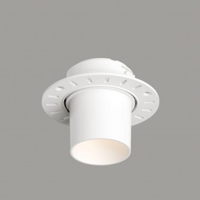 DK3057-WH Встраиваемый светильник под шпатлевку, IP20, до 15 Вт, LED, GU5,3, белый, пластик в Заводоуковске - zavodoukovsk.ok-mebel.com | фото