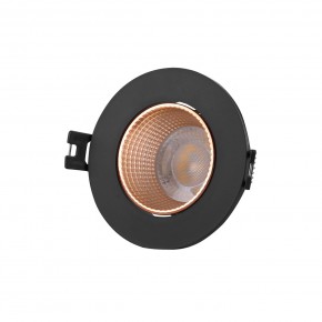 DK3061-BBR Встраиваемый светильник, IP 20, 10 Вт, GU5.3, LED, черный/бронзовый, пластик в Заводоуковске - zavodoukovsk.ok-mebel.com | фото