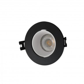 DK3061-BK+WH Встраиваемый светильник, IP 20, 10 Вт, GU5.3, LED, черный/белый, пластик в Заводоуковске - zavodoukovsk.ok-mebel.com | фото